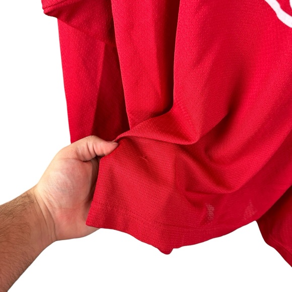 Mens Y2K Kamazu Peters Hockey Streetwear Red Jersey XL - Picture 6 of 8